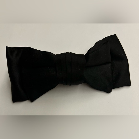 New French Clip Talbots Barrette Black Bow made in France - Picture 2 of 16